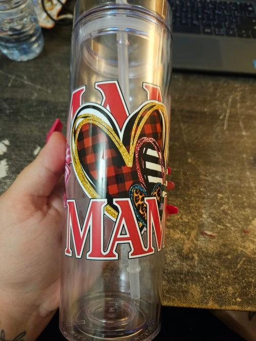 Tumbler mama en coeur