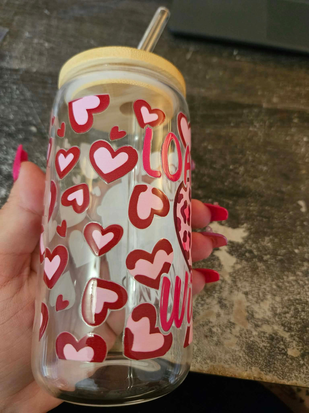 Verre en vitre love